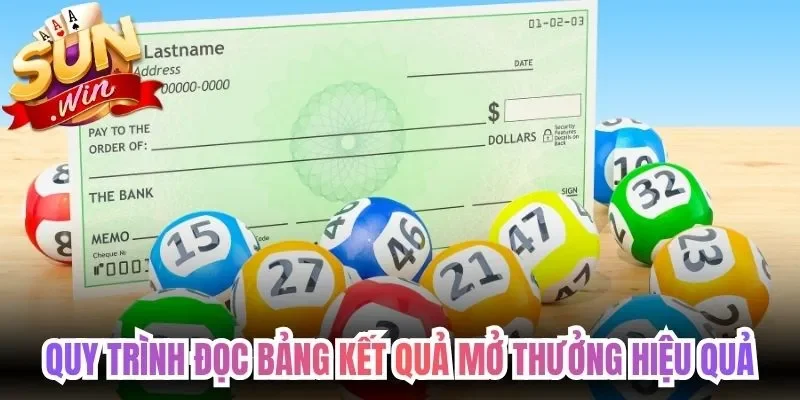 Quy trình đọc bảng kết quả mở thưởng hiệu quả
